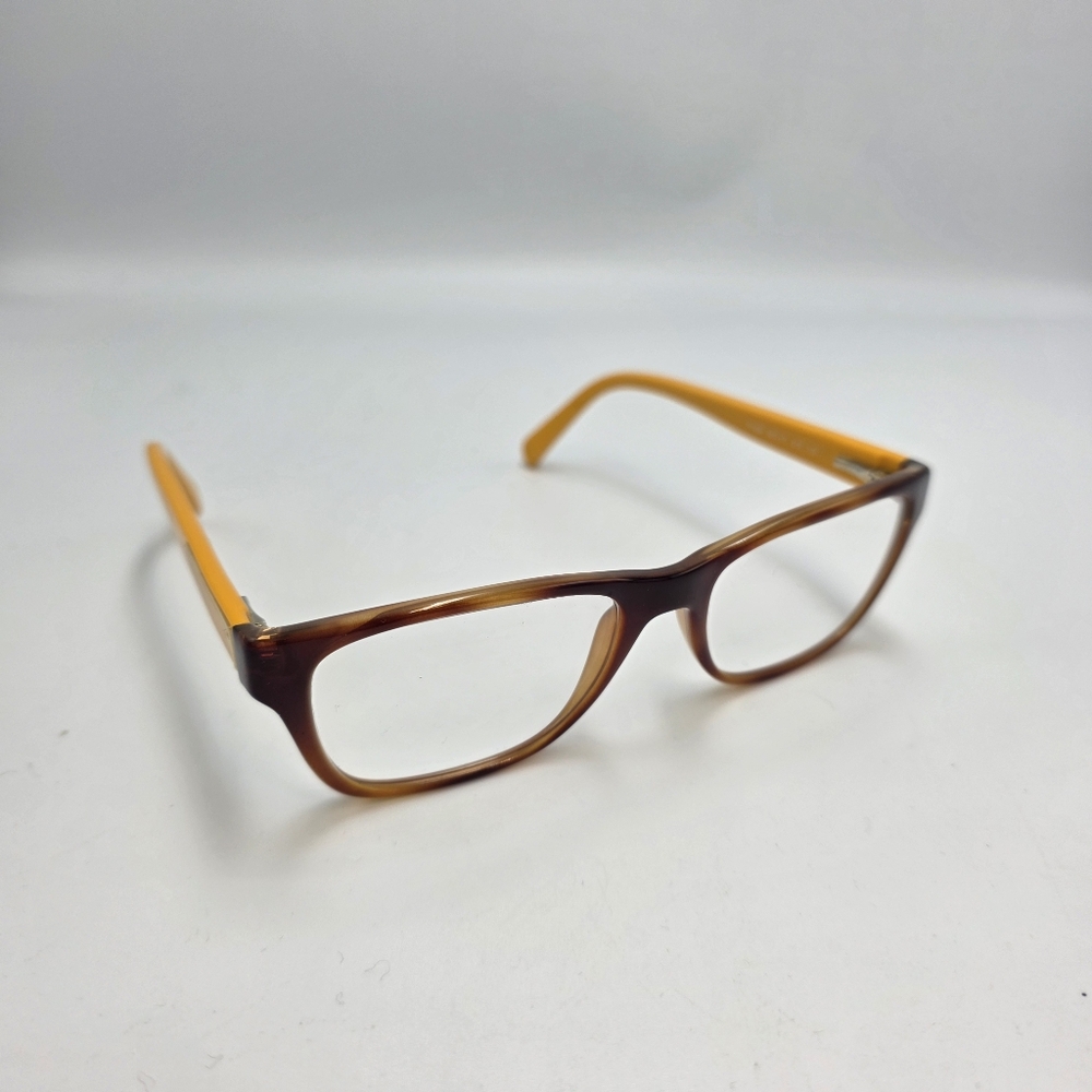 Fendi F1036 Tortoiseshell Yellow Eyeglass Frames Havana 52mm Authentic Italian